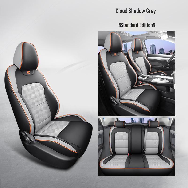 Universal Full Leather Car Seat Cushion for Bin Yue - Four Seasons, Five-Seater