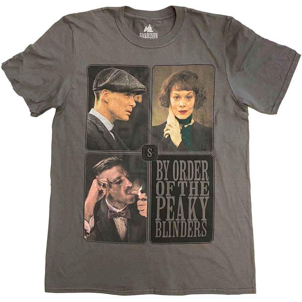 Peaky Blinders Portraits Grid Official Tee T-Shirt Mens Unisex