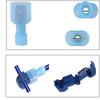 200 Pieces 100 Pairs T Type Wire Connector Kit Flat