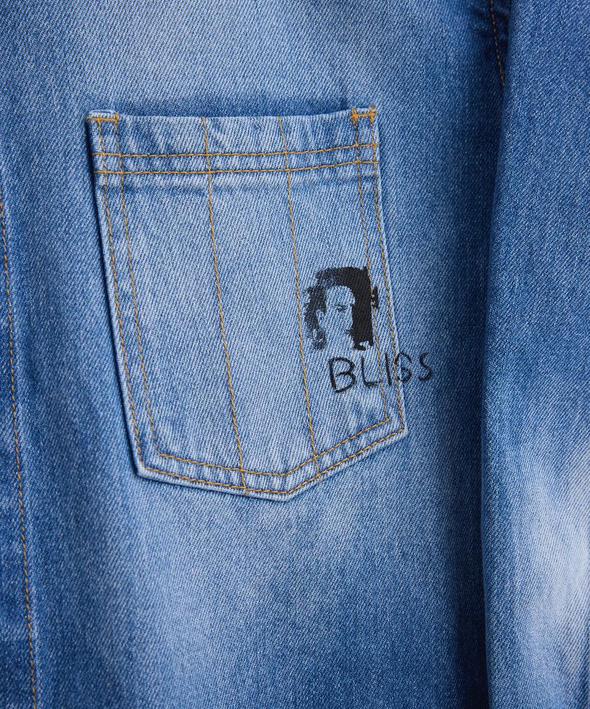 1011 Gallery Cotton Chore Jacket - Washed Blue