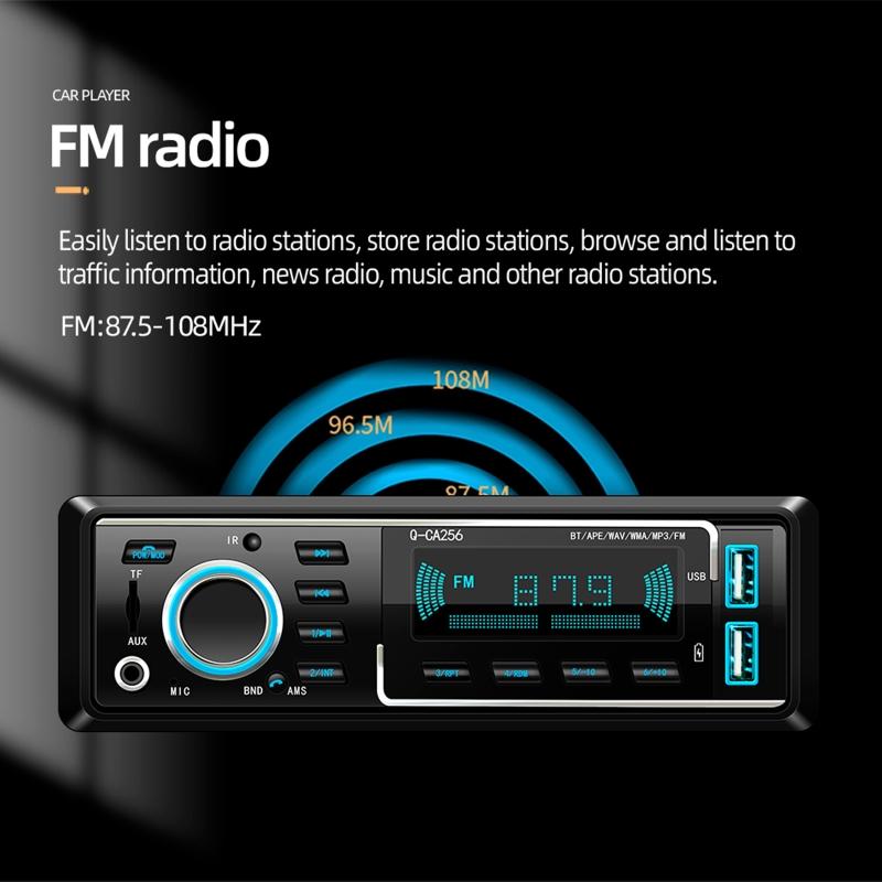 Handsfree Call Car Wireless -compatible FM Transmitter Adio Eceiver Mp3 Music Stereo Adapter