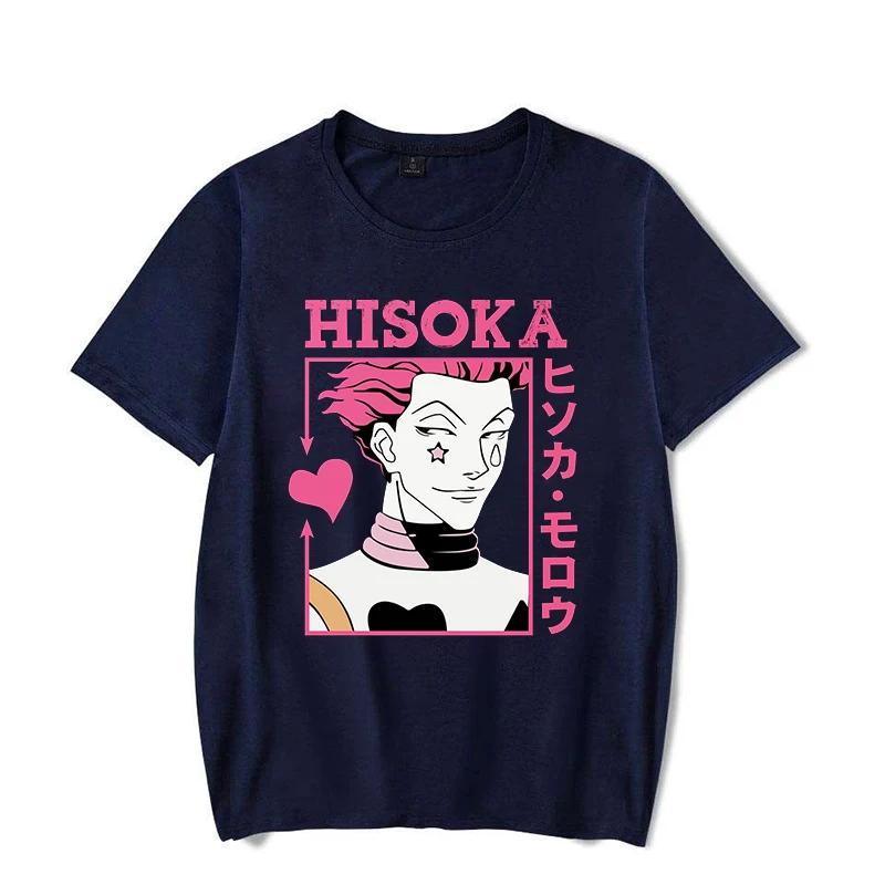 New Hot Anime Hisoka Printed Shirt Women's Men's Casual Personality T-shirt Y2k Summer T-shirt Tops