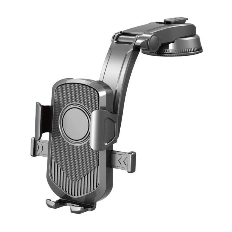 Dashboard Phone Holder Heat Resistant ABS Antislip Arms Vibration Proof Suction Base Design For All Car Models