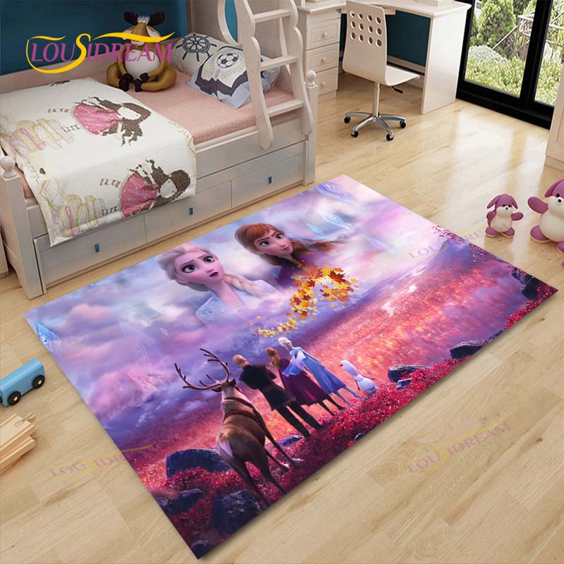 Anime Frozen Carpet Kids Carpets Living Room Tea Table Mats Bedroom Rug Washable Floor Mats Household Area Mat Dinosaur Rug