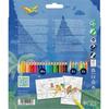 Faber-Castell Dinosaurie farebné ceruzky, sada 24 farieb, obsahuje 6 metalických farieb, 27181009