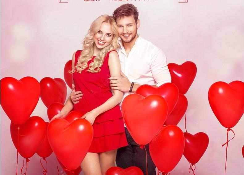 Cross Love Heart Balloons: 6-inch, 10-inch, 12-inch Heart-Shaped Balloons for Weddings and Birthdays