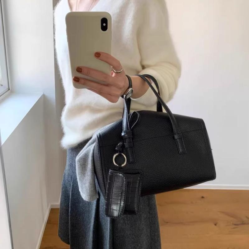 

Spring Summer New Minimalist Large Capacity Commuter Bost Bag Versatile Single Shoulder Crossbody Bag Handbag for Women чёрный