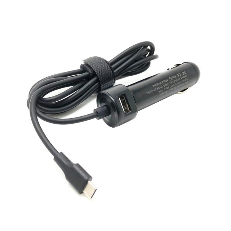 65W 45W USB Type C Universal Laptop PD Car Charger Power Supply Adapter for Laptops Notebooks Charge Cable Replacement