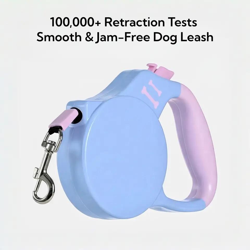Lovely Retractable Dog Leash Small Medium Dogs Cats Automatic Durable Strong Pet Nylon Lead Walking Traction Roulette Pet Supplies