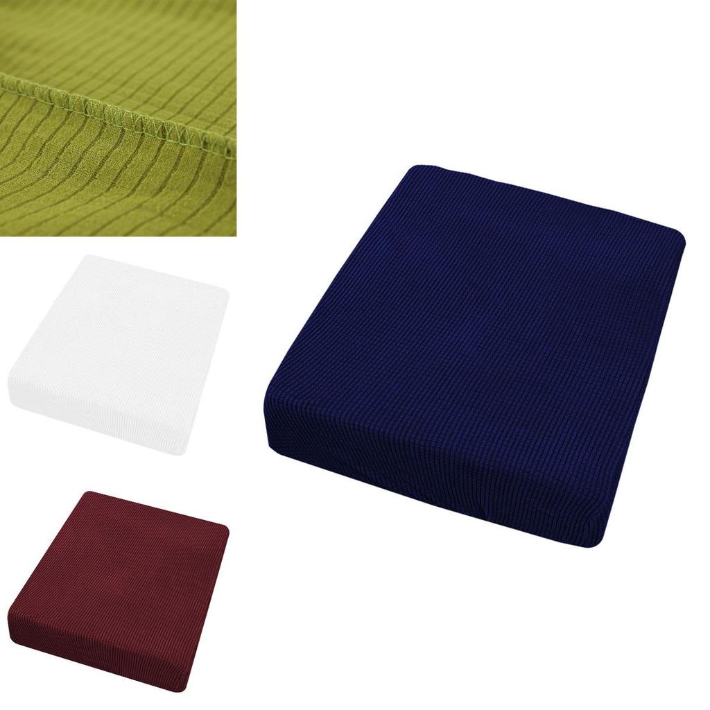 Stretchy Couch Seat Cushion Cover Soft Hand-feeling Easy To Fit Furniture Protector