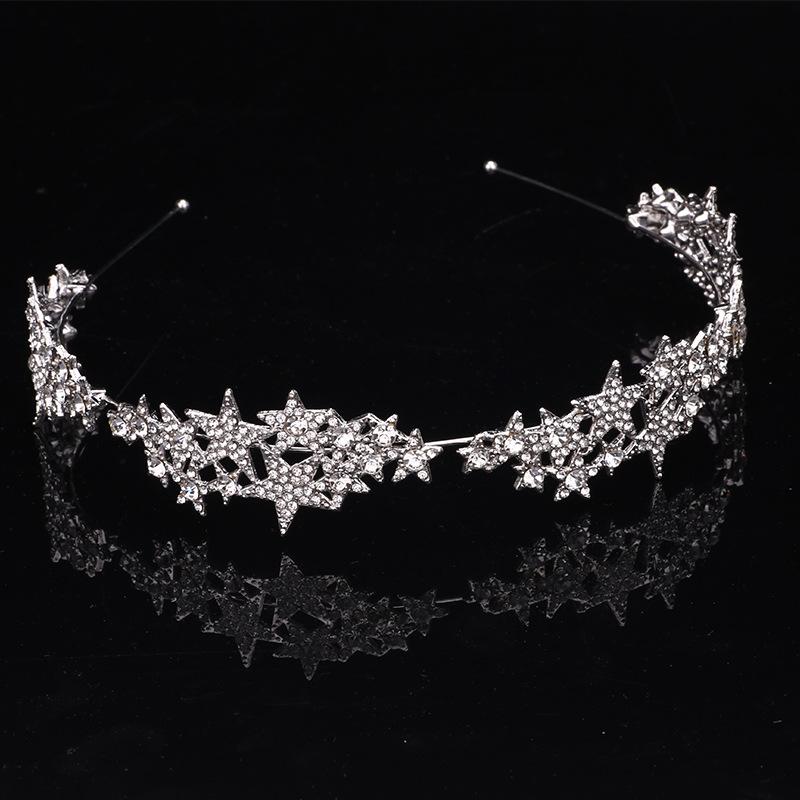 Exquisite Sparkling Diamond Headband Headband Versatile Accessory for Going Out Princess Style Photo Studio Photo Star Alloy Rhinestone Headband