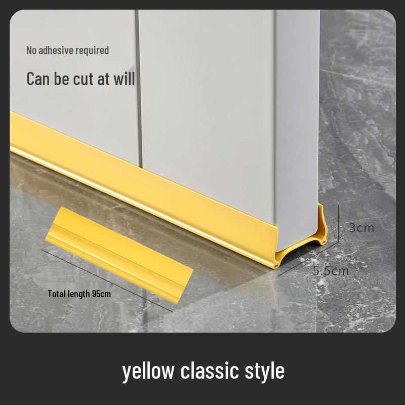 Non-stick Soundproof Door Bottom Sealing Strip: Windproof, Insulation, Waterproof Rubber Sticker