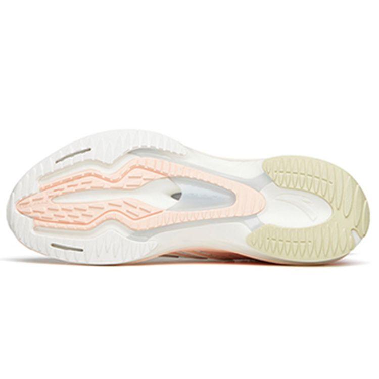 Anta Mach 1.0 Running Series Professional Shock Absorption Non-Slip Wear-Resistant Low-Top Running Shoes Women sneaker White Pink 122135562-2