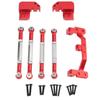 MN82 Series RC Cars Model Upgrade Parts Rear Axle 4-Link Conversion Bracket Set For LC79 RC Pickup Truck Modification Accessory