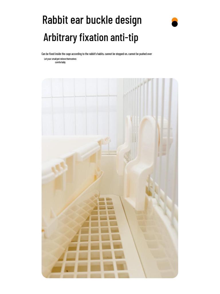 Umi kattedo: Stor/Middels, Tre-Regn Design, Ekstra Stor, Tippsikker, Urinkontroll Kanintoalett med Sprutbeskyttelse.