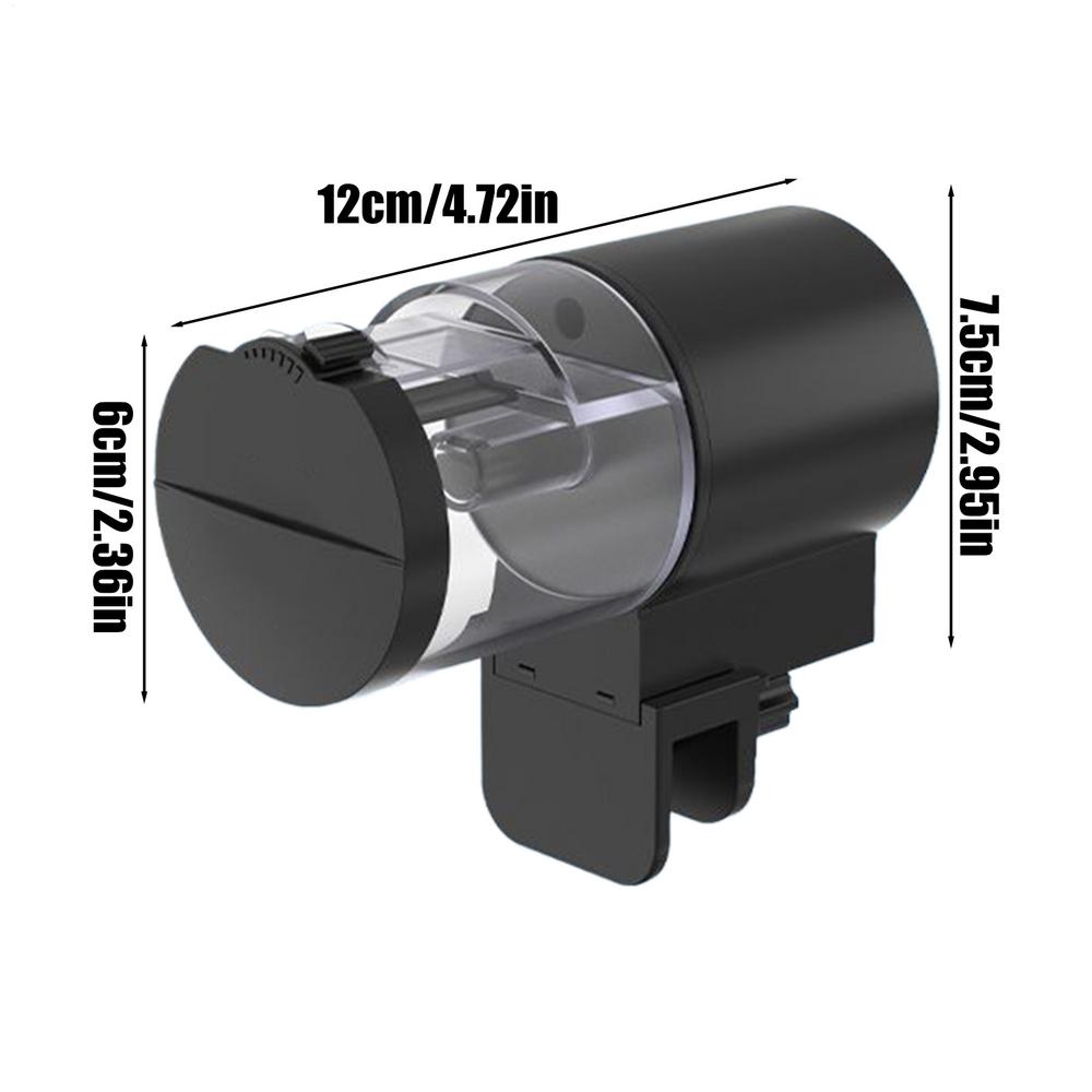 Automatic Fish Feeder for Aquarium with Timer 100ml Smart Large Capacity Fish Automatic Feeder for Small Tank Turtle Shrimp Home