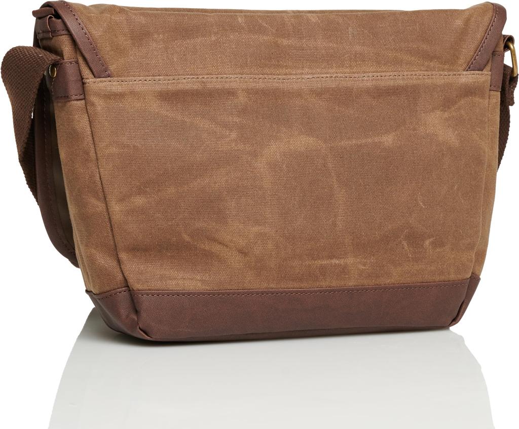 Lee Crash Mini Shoulder Bag with Paraffin Large Town Chocolate Flap, Coating, Multifunctional, Lightweight, Capacity, Casual, 320-4032-24,