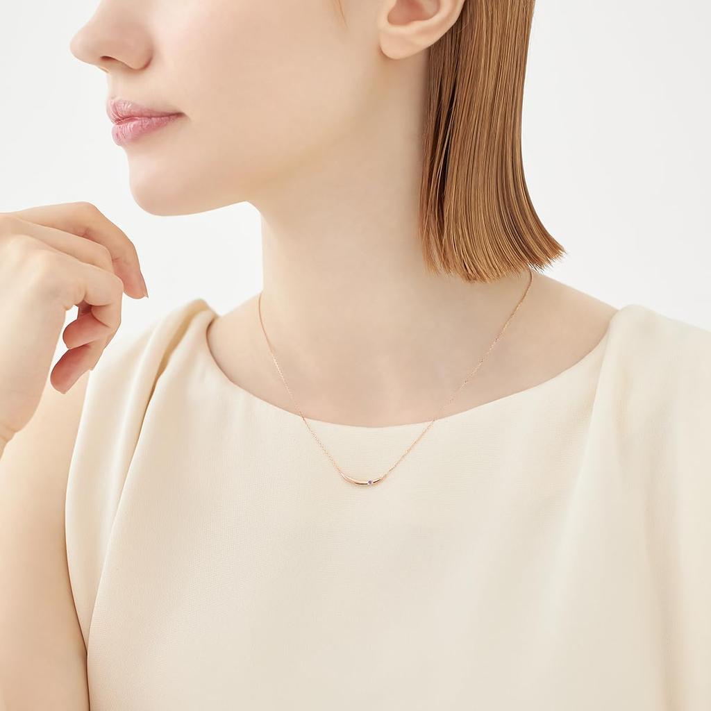 February Birthstone Silver Necklace 112434121912 4℃