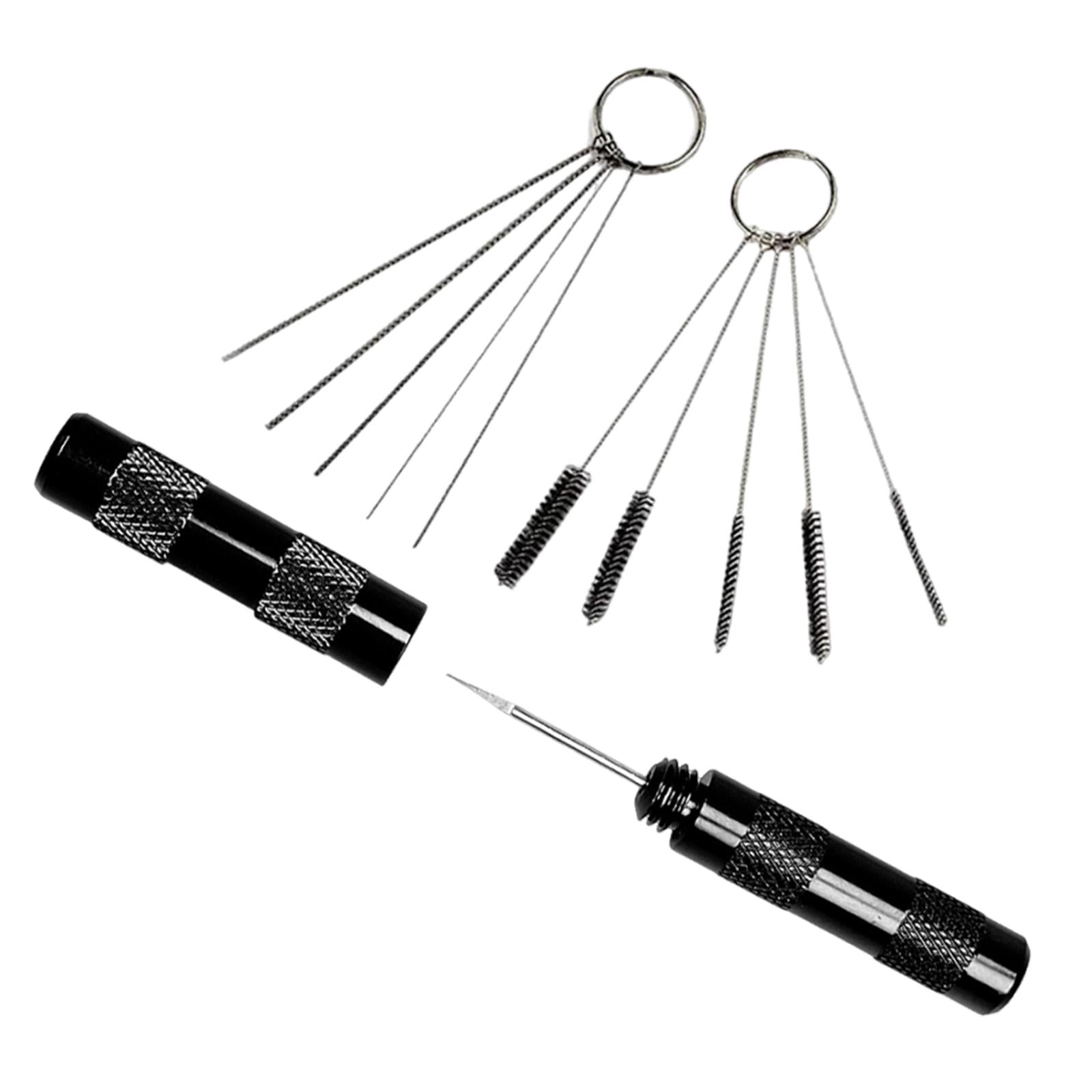 

Наборы для чистки аэрографов Поставки для аэрографов Очиститель аэрографов Щетка для оборудования Очистка автозапчастей Чистка тонких трубок чёрный