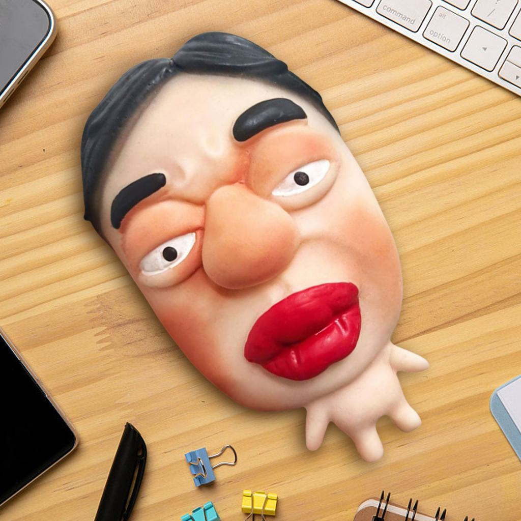 Refillable Pimple Toy Soft Cute Face Pimple Popping Fidget Toy for Teens Adults Students Travel Home Office Use