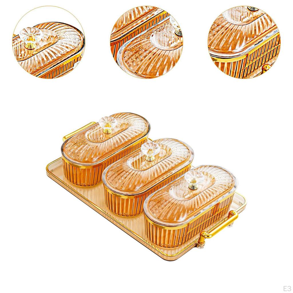 Divided Platter for Nuts and Snacks in Living Room