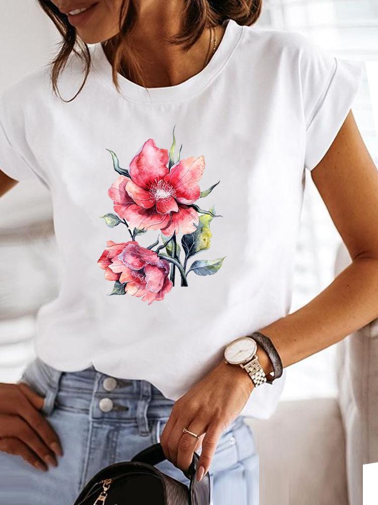 Clothes Fashion Love Plant Cute Lovely Style Short Sleeve Pr