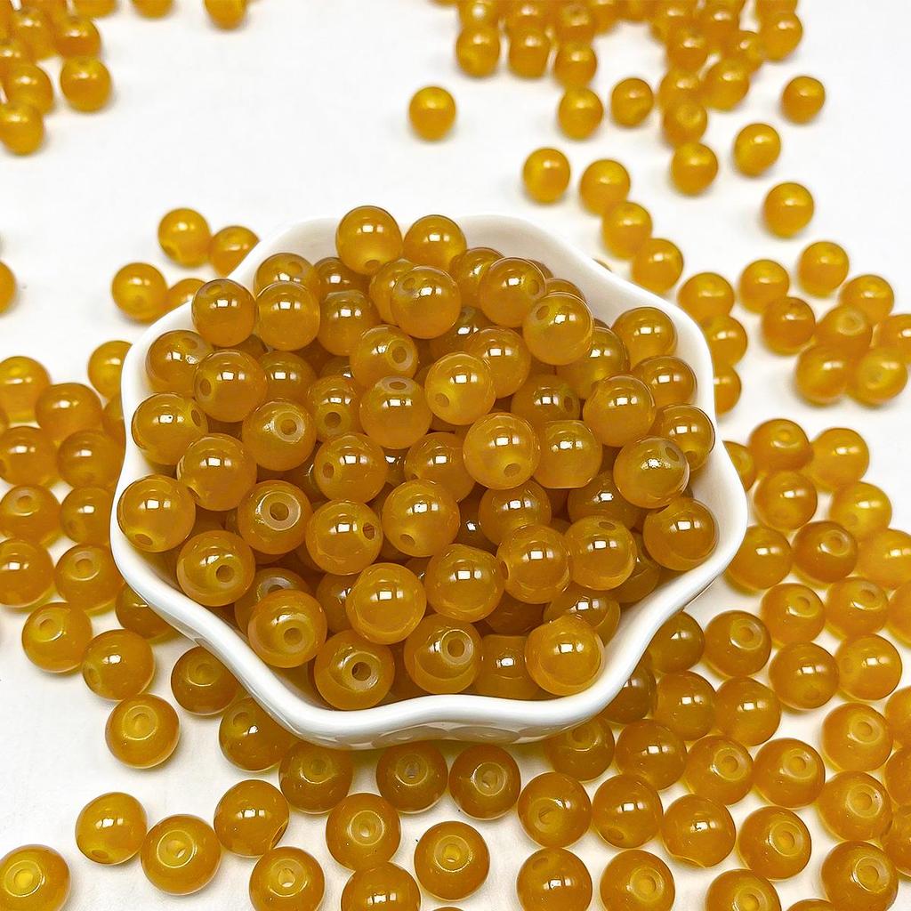 Handmade Glazed Crystal Glass Beads for DIY Jewelry & Bracelet Making