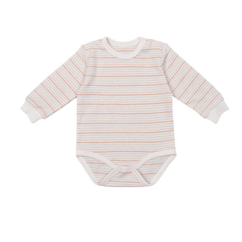 

Colorful Cotton Newborn Triangle Romper Long-Sleeve Baby Onesie Pure Cotton Shirt Colorful Strips 59(0-3 Months)