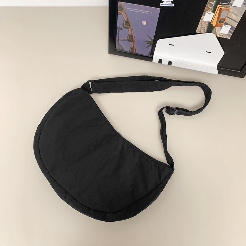 Нейлоновая сумка-хобо женская легкая сумка для мобильного телефона мужская сумка через — фото 12