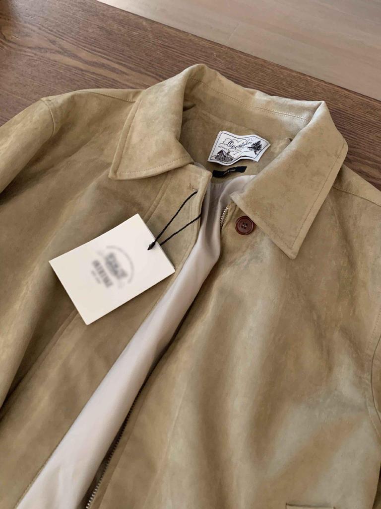 In-Stock Women's Korean-Style Vintage Suede Jacket - High-End, Casual, Versatile