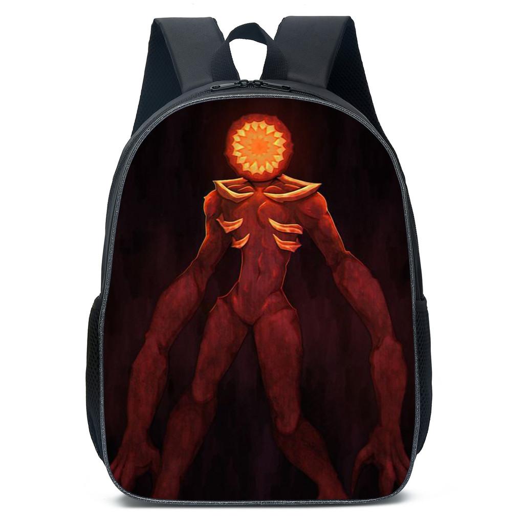 Doors Letter Roblox Anime Cartoon Lightweight Bag Children Backpack School