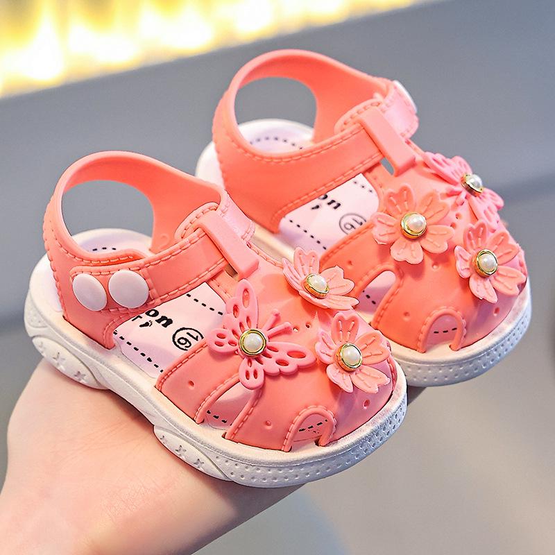 Children's Summer Cartoon Sandals: Non-Slip Soft Bottom Beach Shoes for Toddlers