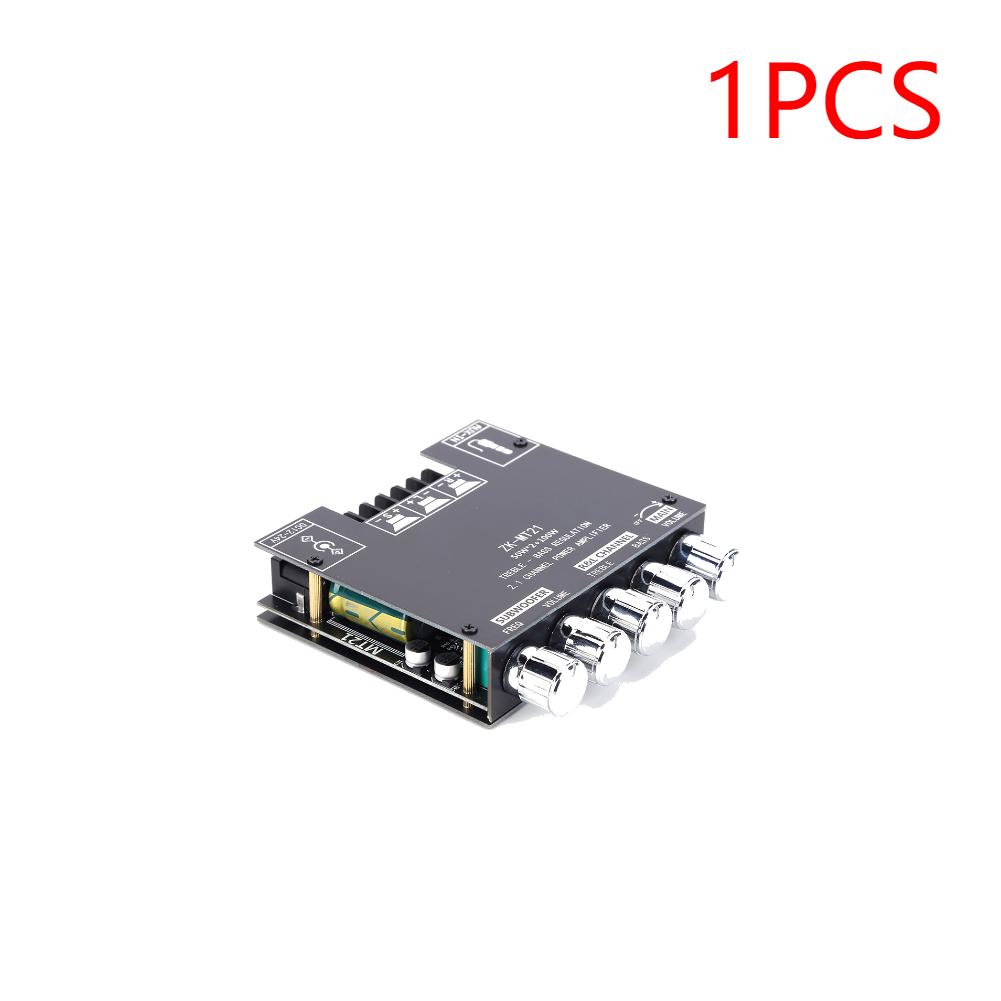 

1/2PCS Bluetooth 5.0 2.1 Channel Amplifier ZK-MT21 50Wx2+100W Amp Module AUX 12V-24V with Overheat/Short Circuit Protection