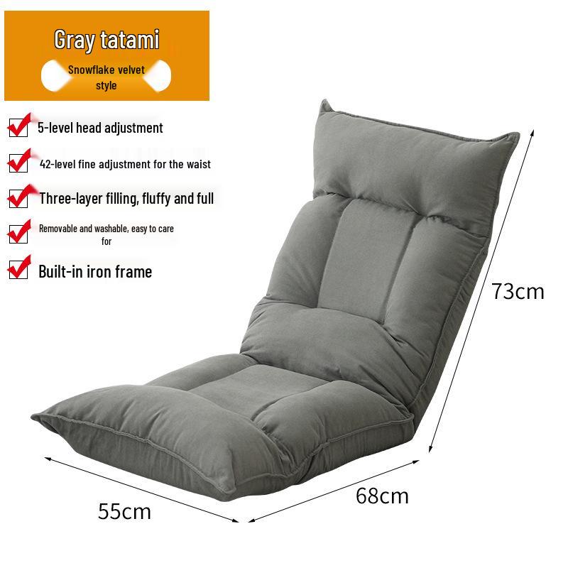 Convertible Balcony Tatami Recliner Chair – Dormitory Sofa Bed for Relaxation