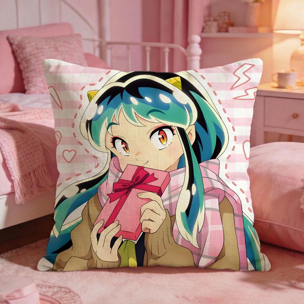 Urusei YYatsuras Anime Hot Cushion Cover Premium Comfort Reversible Pillow Cove Two In One Design For Any Room Car Interior