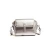 Women's PU Leather Shoulder Bags Monochromatic Crossbody Bag Feminine Bags