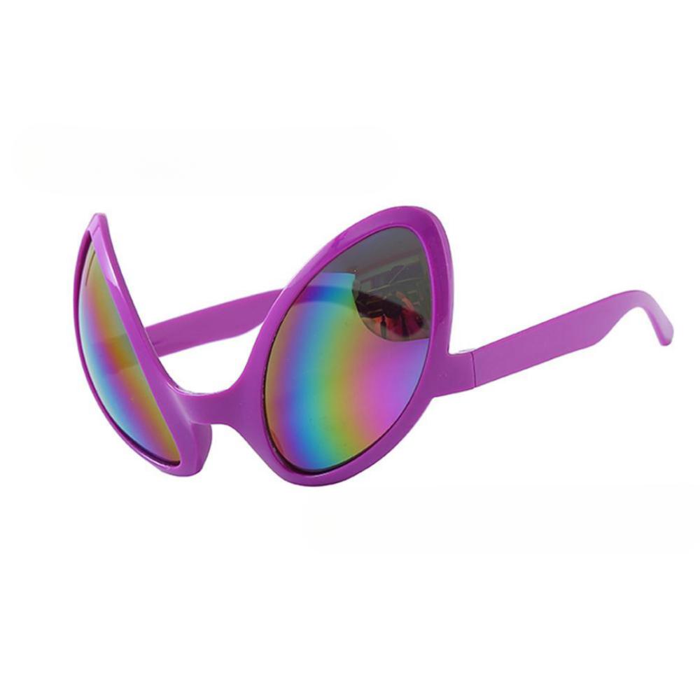 1 Stück Modische Feiertags-Tanz-Sonnenbrille für Männer und Frauen, mehrfarbiger Rahmen, übertrieben lustige Sonnenbrille, Alien Cool, Disco-Brille, Schutzbrille