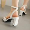 Fashion 2025 Summer Women Platform Pumps Fashion Woman Shoes All Match Block Heel Ladies Sandals Sandales Femme Dropship