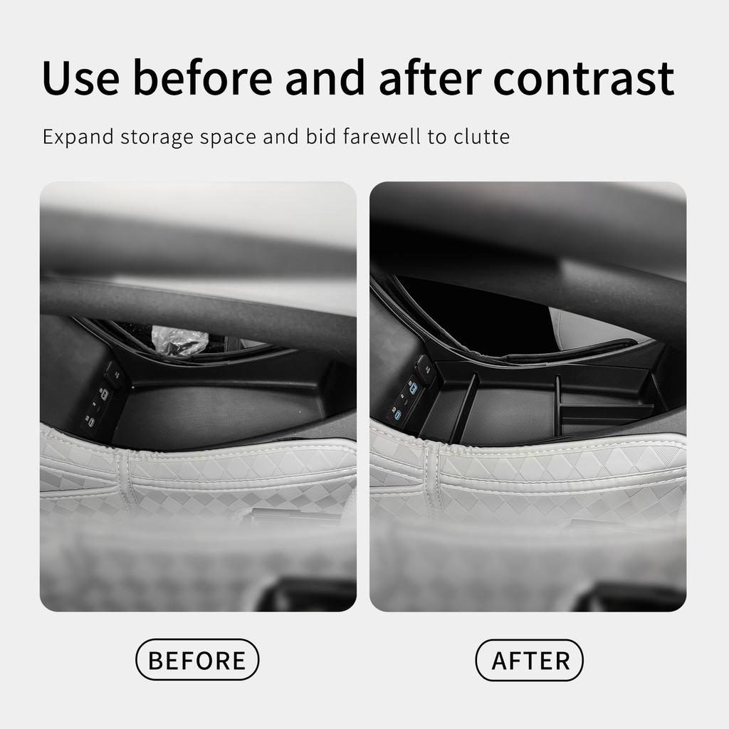 Für BYD Sealion 05 EV 2025 Mittelkonsole untere Ebene Aufbewahrungsbox Organizer Aufräumen Innenzubehör Auto Aufbewahrungsbox