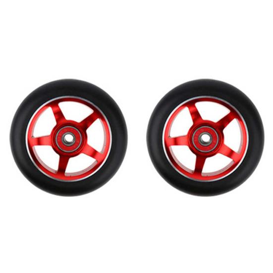 Professional Replacement Elastic 100mm Stunt Scooter Wheel with Bearing Bushings
