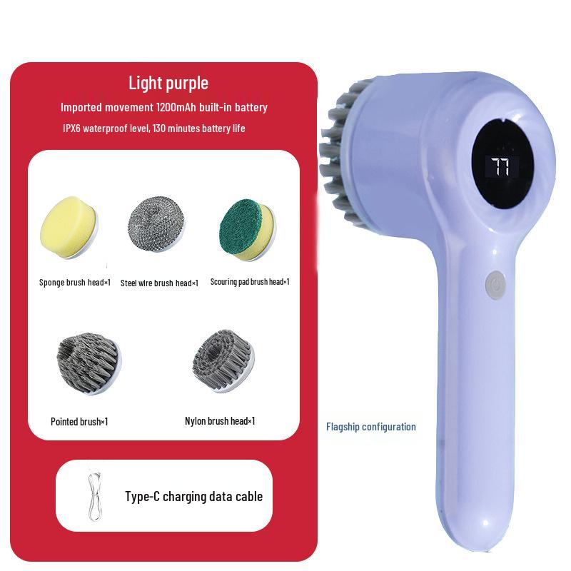 Cordless Electric Cleaning Brush for Kitchen, Bathroom, and Shoes – Multifunctional Handheld Gadget