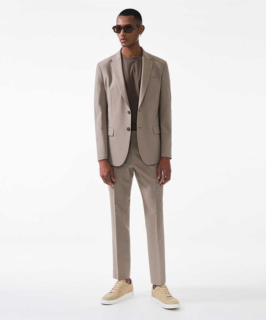 Stco Poly Setup Jacket Beige (Slender Fit)_Sejub02Csd