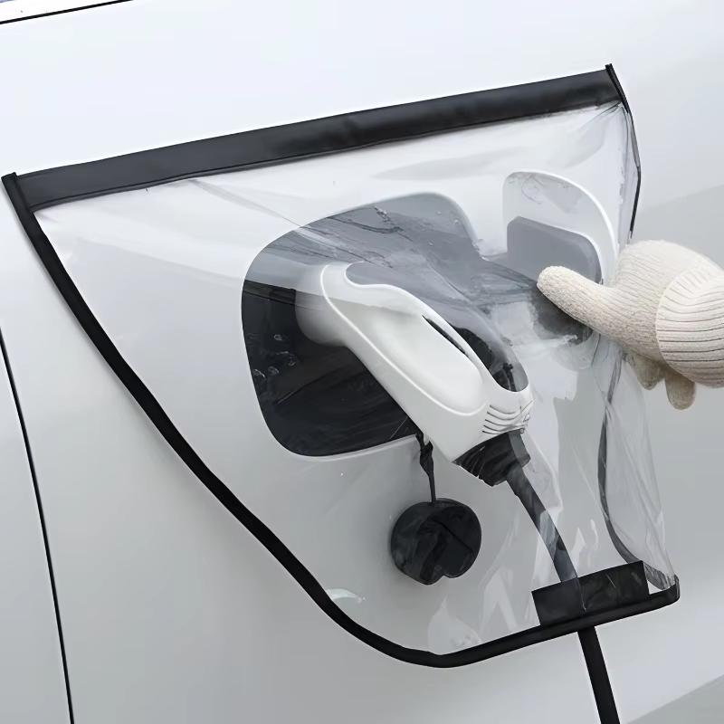 

Magnetic EV Charger Rain Cover Waterproof for Electric Car Charging Port Outdoor Protector Universal Auto Accessories New Energy чёрный