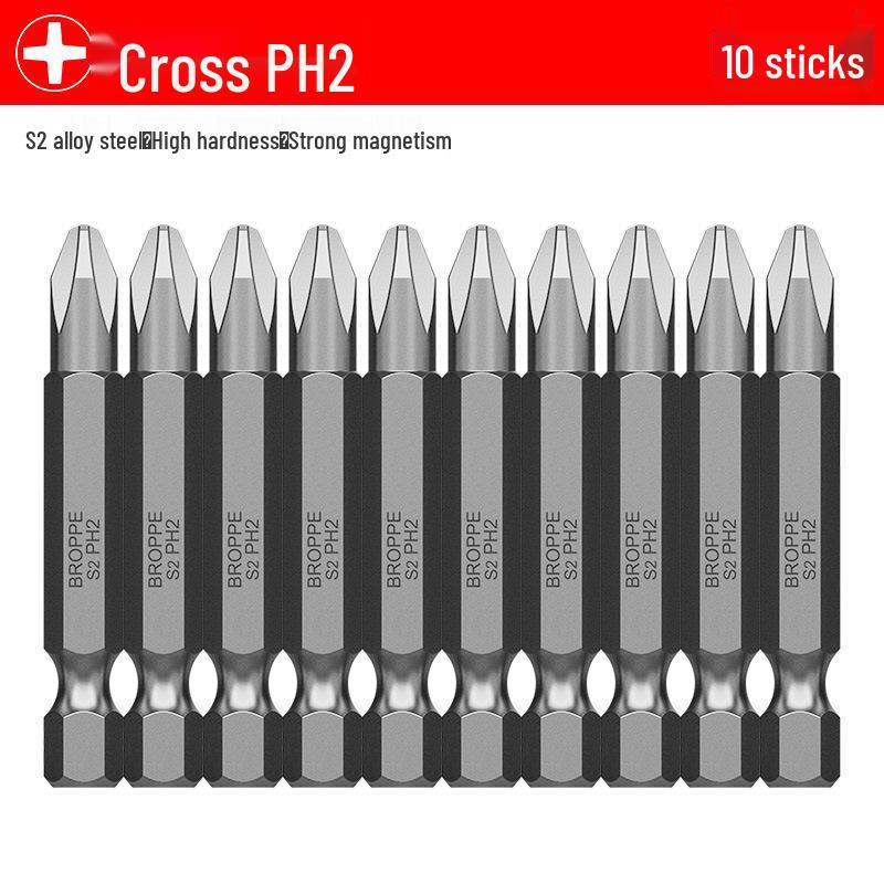 BROPPE Electric Magnetic Phillips Torx Hex S2 Drill Screwdriver Bit