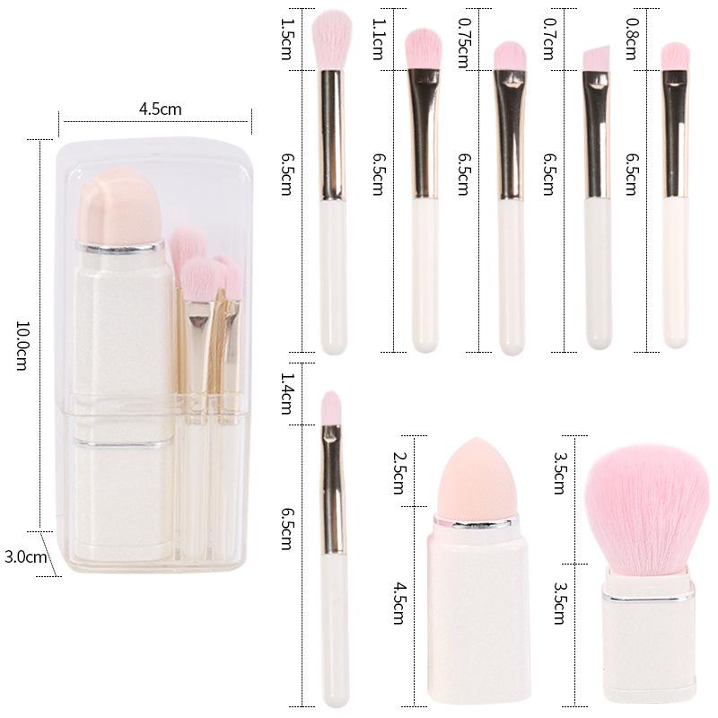 Jukai 8-in-1 Mini Retractable Makeup Brush Set