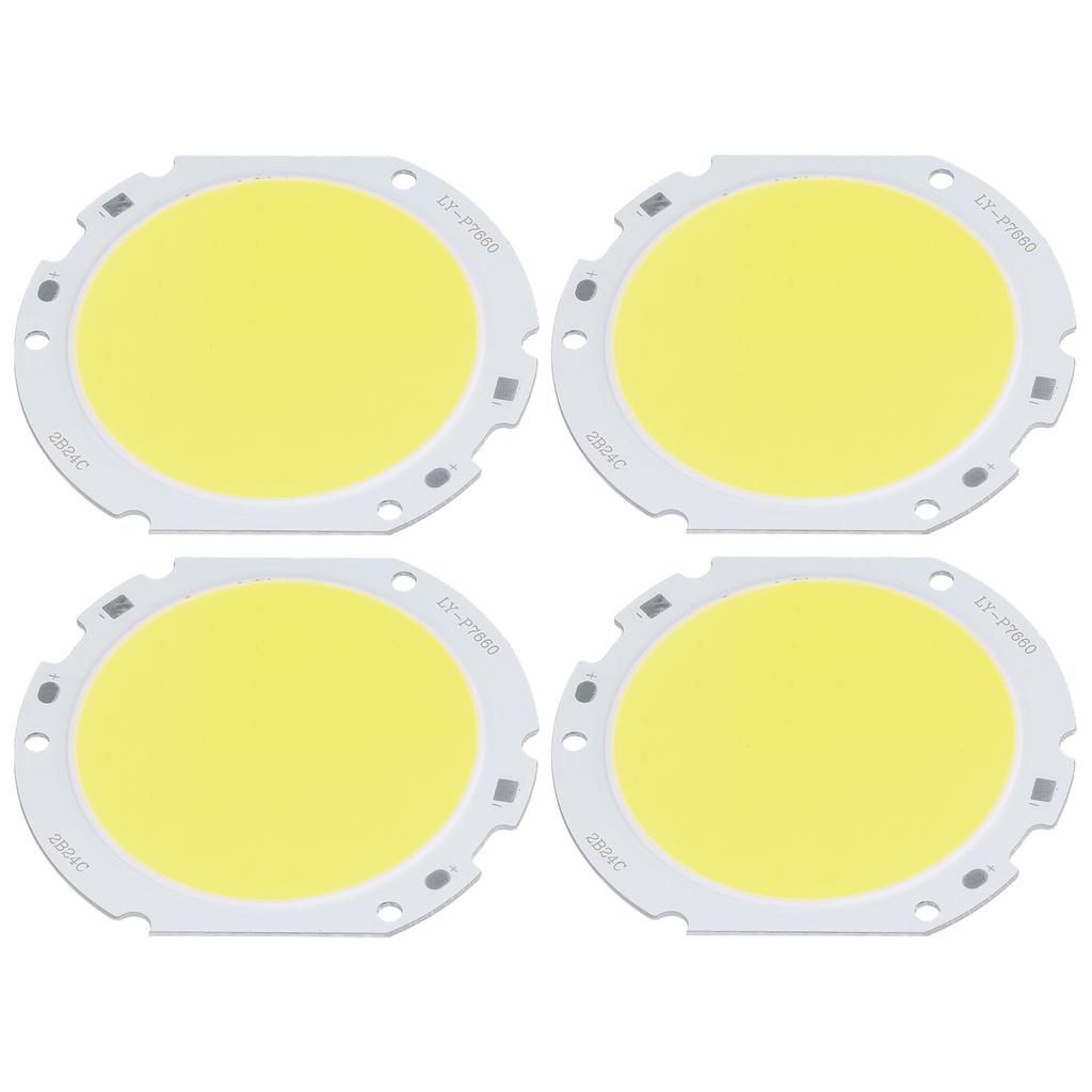4PCS 75mm Round COB Lamp Bead High Power LED Chip 24W/72?82V for DIY Lamp Indoor Light Source