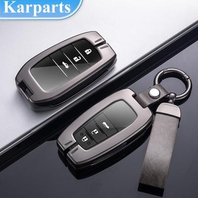 Metal Car Key Cover Case Holder Bag For Toyota Hilux Fortuner Land Cruiser Camry Coralla Crown RAV4 Highland Innova Yaris Avensis Aygo CHR C-HR Altis
