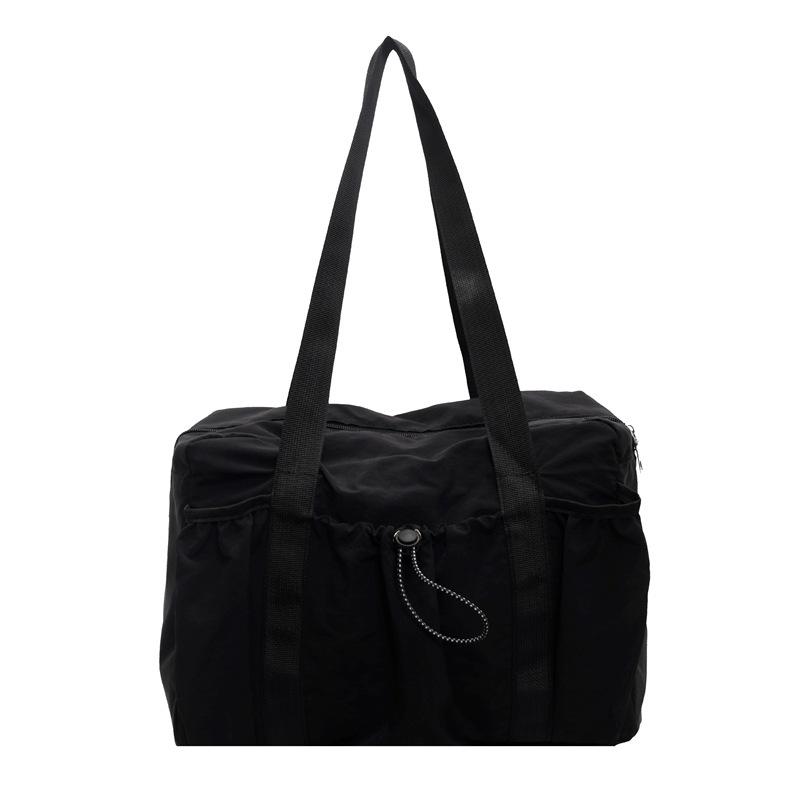 Lightweight Large Capacity Travel Bag Women's Shoulder Bag Solid Color Crossbody Bag