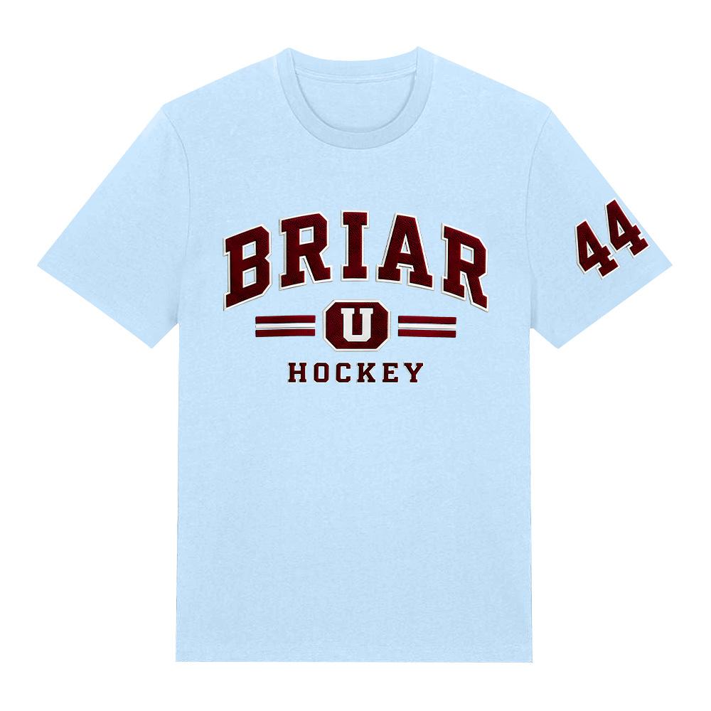 BRIAR HOCKEY 44 Off Campus T-Shirt Hockey Roman Buchliebhaber Tee Sommer Hohe Qualität Kurzarm Damen Herren Reine Baumwolle Y2K Kleidung