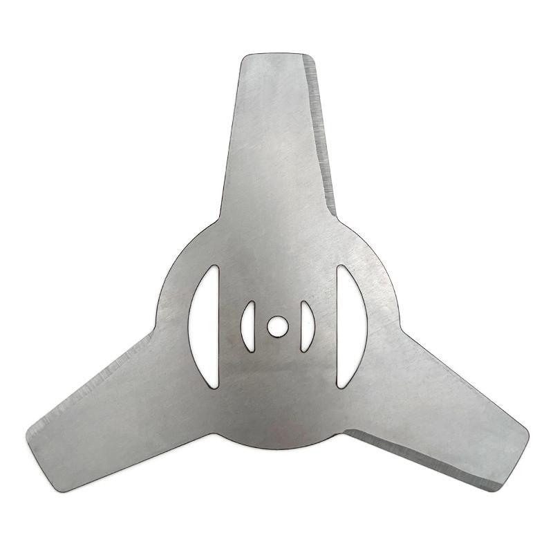 Garden Power Tool Accessories 4Pieces 5mm Metallic Blade 3Teeth for Electrical Grass Trimmer Brush Cutter